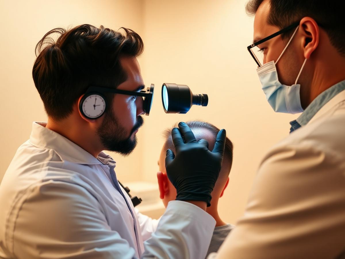Hair transplant consultation